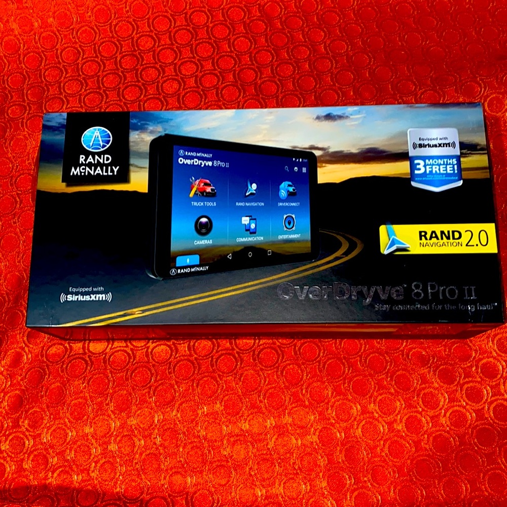 Rand McNally over dryve 8.2 GPS